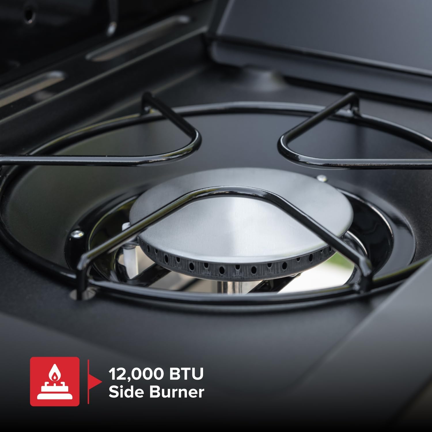 Nexgrill Propane 3-Burner Gas Grill, Side Burner with Durable Steel Lid