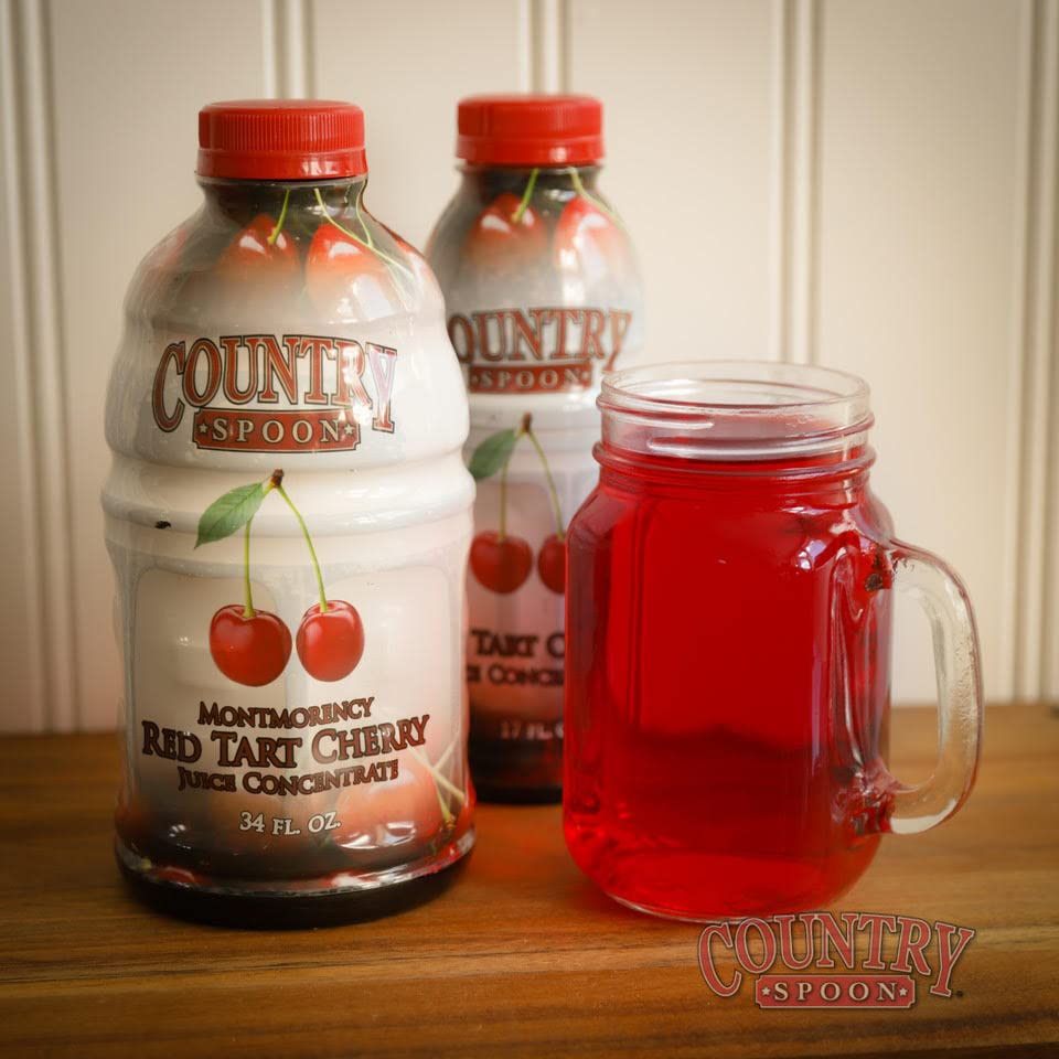 Country Spoon Montmorency Red Tart Cherry Juice Concentrate, 32 oz | Grown & Made in the USA