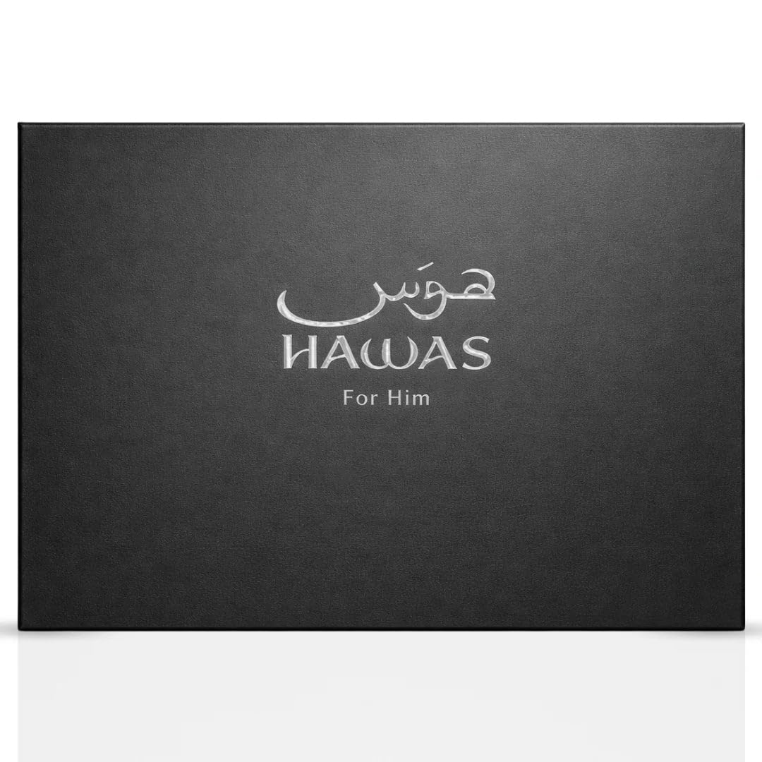 Rasasi Hawas For Men Eau De Parfum Spray 100ML (3.4 Oz) - Long Lasting Arabian Perfume, Premium Perfume Men, Ideal for Special Occasions & Daily Elegance, A Bold and Captivating Fragrance