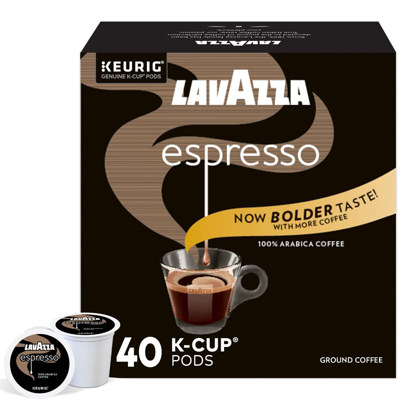 Lavazza QualitÃ Oro Whole Bean Blend, Medium Roast, 2.2 Pound (Pack of 1) ,100% Arabica, Central America & African highland origins, Fruity & Aromatic