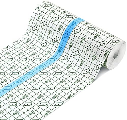 BBTO Transparent Waterproof Adhesive Dressing Bandage Tape, 6 x 197 Inch