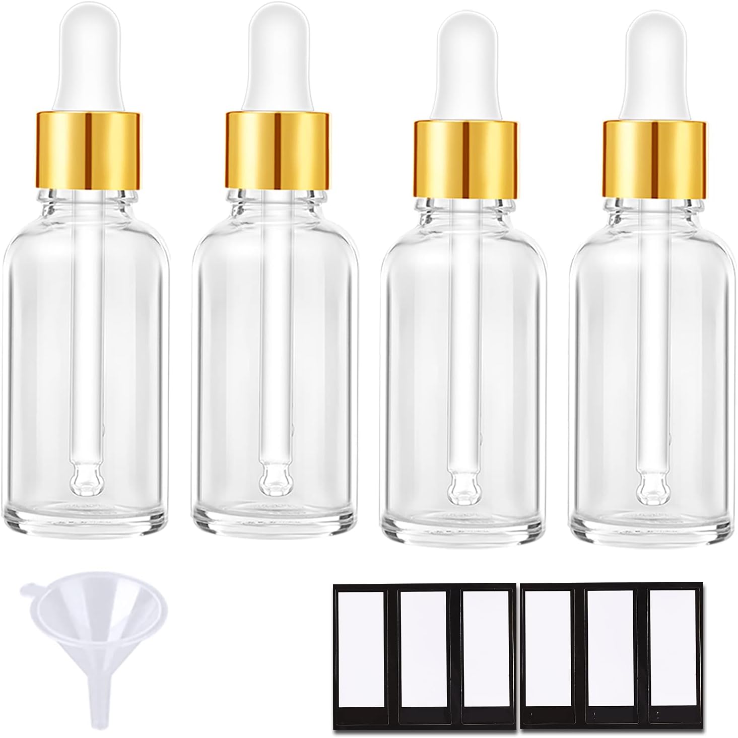 PrettyCare Glass Eye Dropper Bottles 99 Pack
