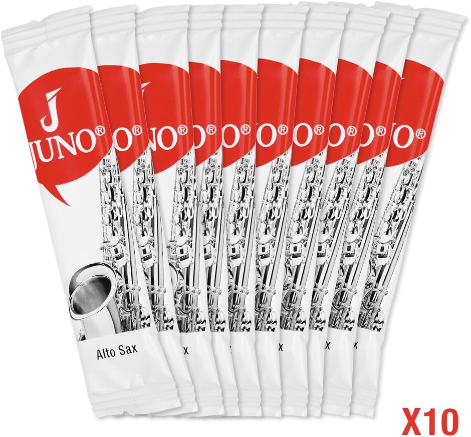 Vandoren JUNO Alto Saxophone Reeds, Strength 3, Box of 10, JSR613