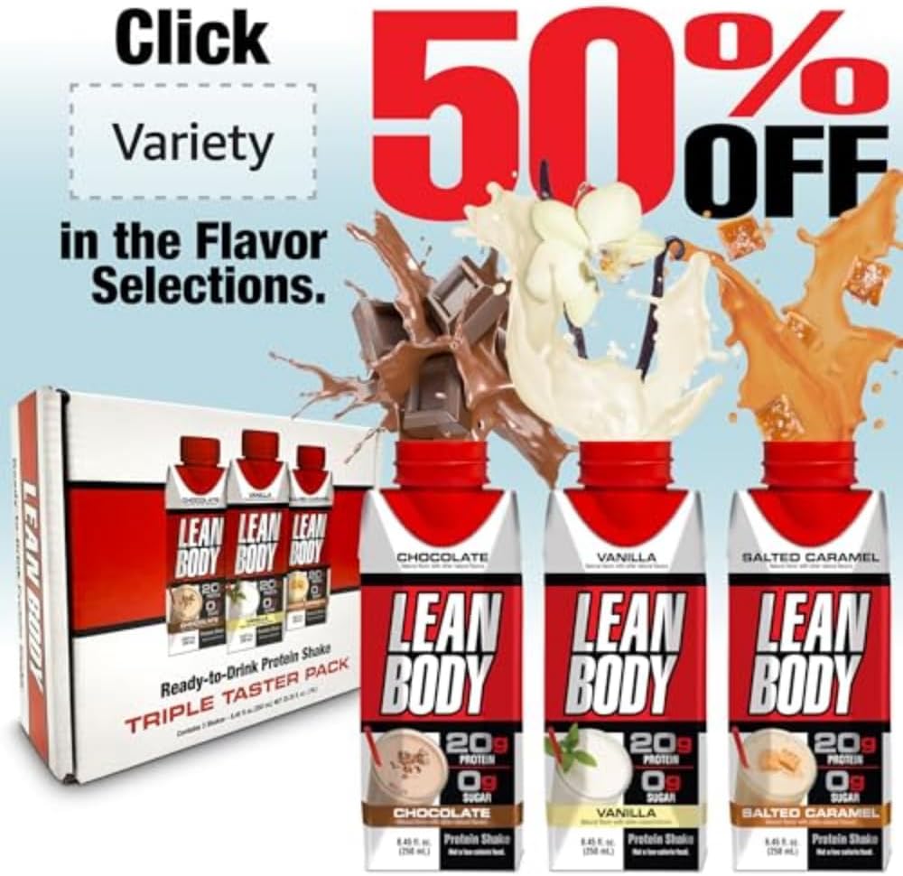 Labrada Lean Body Ready-to-Drink Chocolate Protein Shake, 40g Protein, Whey Blend, 0 Sugar, Gluten Free, 22 Vitamins & Minerals, LABRADA, 17 Fl Oz (Pack of 12)