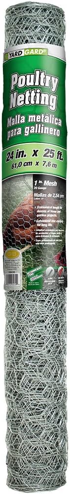 YARDGARD 308404B Fence, 25 Foot, Color - Galvanized