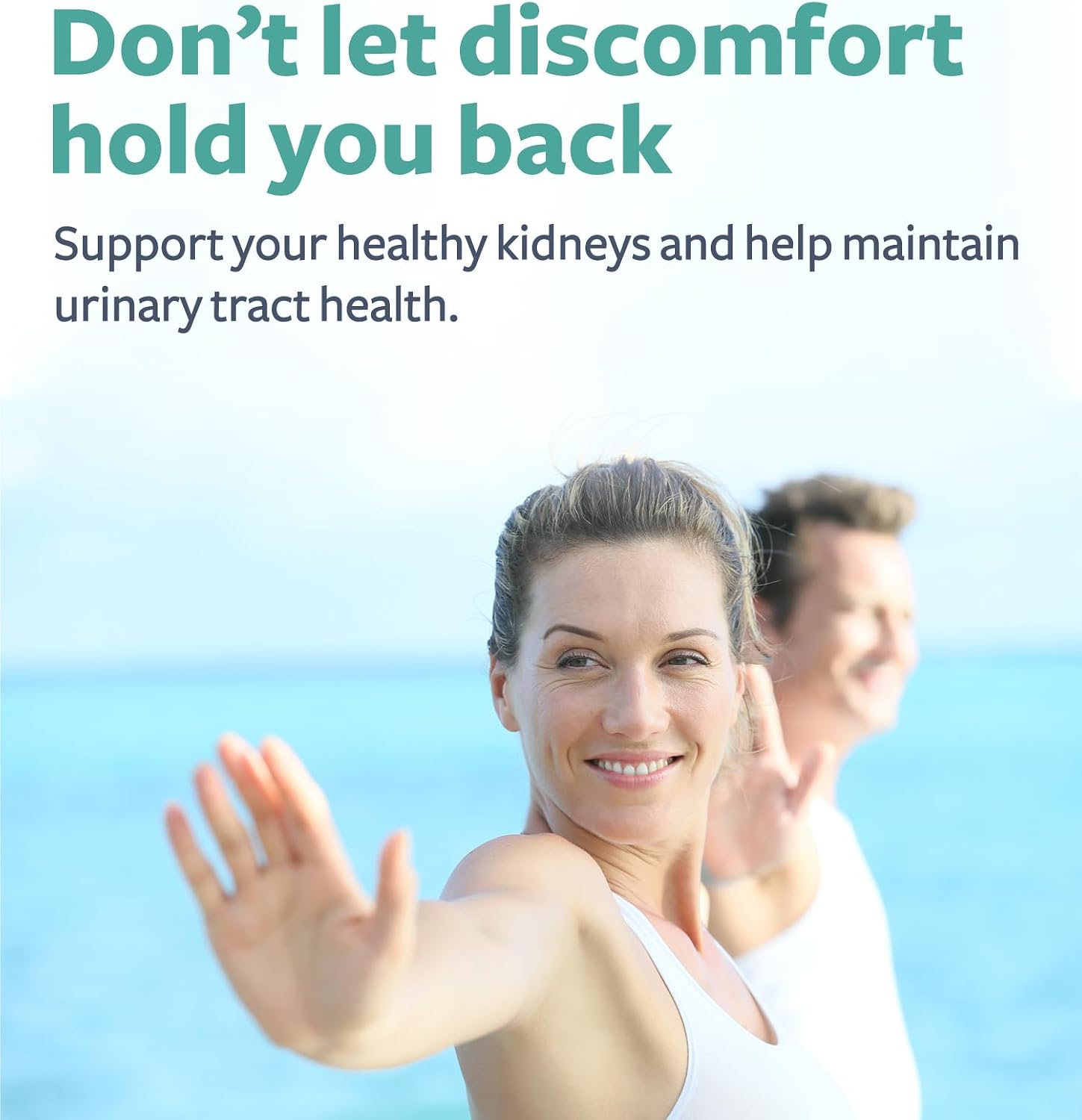 Kidney Cleanse Detox (Non-GMO) Support Healthy Urinary Tract- Powerful VitaCran Cranberry Extract & Herbs – Healthy Kidney Support Supplement - 60 Vegetarian Capsules (No Pills)