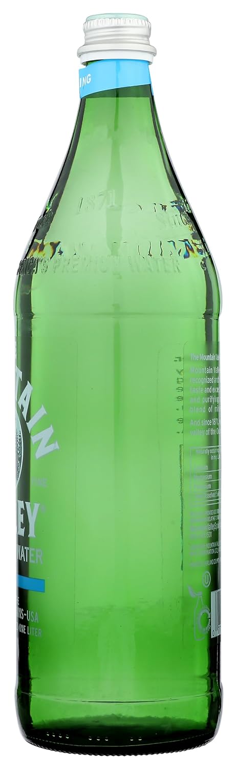 Mountain Valley Water, Water Sparkling Glass, 33.8 Fl Oz