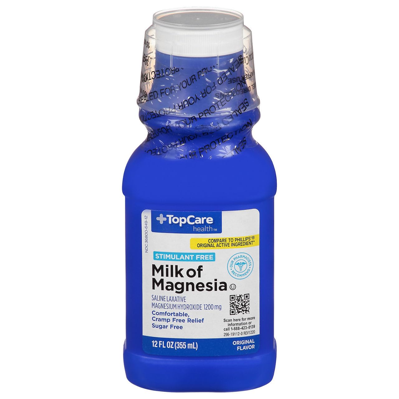 Topcare, Milk Of Magnesia Original, 12 Ounce