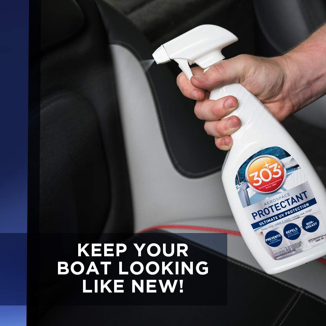 303 Products Marine Aerospace Protectant – UV Protection – Repels Dust, Dirt, & Staining – Smooth Matte Finish – Restores Like-New Appearance – 10 Fl. Oz. (30305)