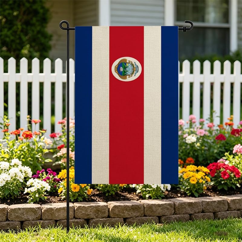 Nicaragua Nicaraguans Garden Flags 12x18 Inch Double Sided Burlap Patriotic Country Yard Flag Banners Outdoor Weather Resistant Farmhouse Porch Lawn Decoration