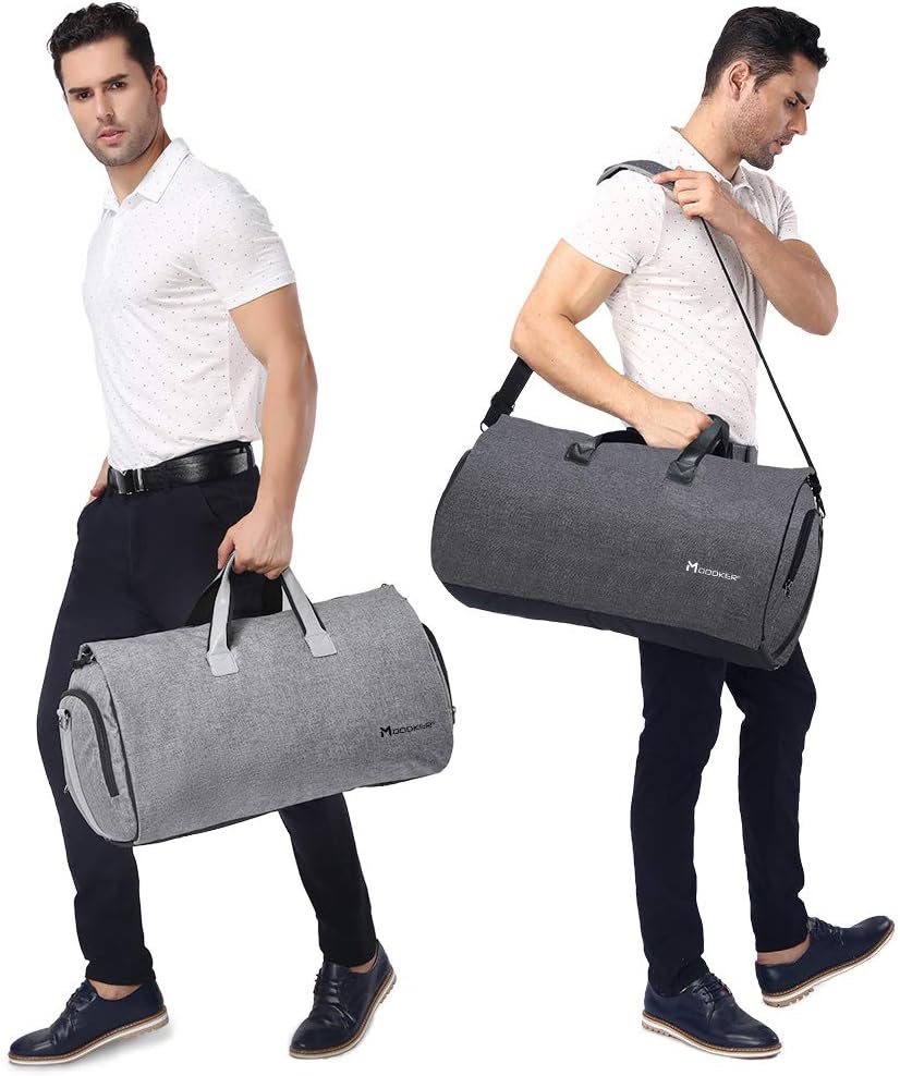 Garment Bags for Travel, 45L Carry on Convertible Garment Duffle bag
