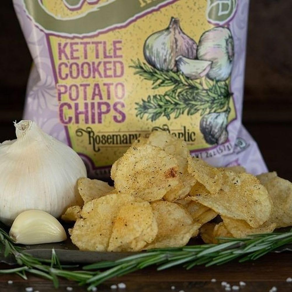 Carolina Kettle Chips | Kettle Cooked Potato Chips | Kosher - Gluten Free Chips Fit For Healthy School Snacks | With Irresistible Crunch and Bold