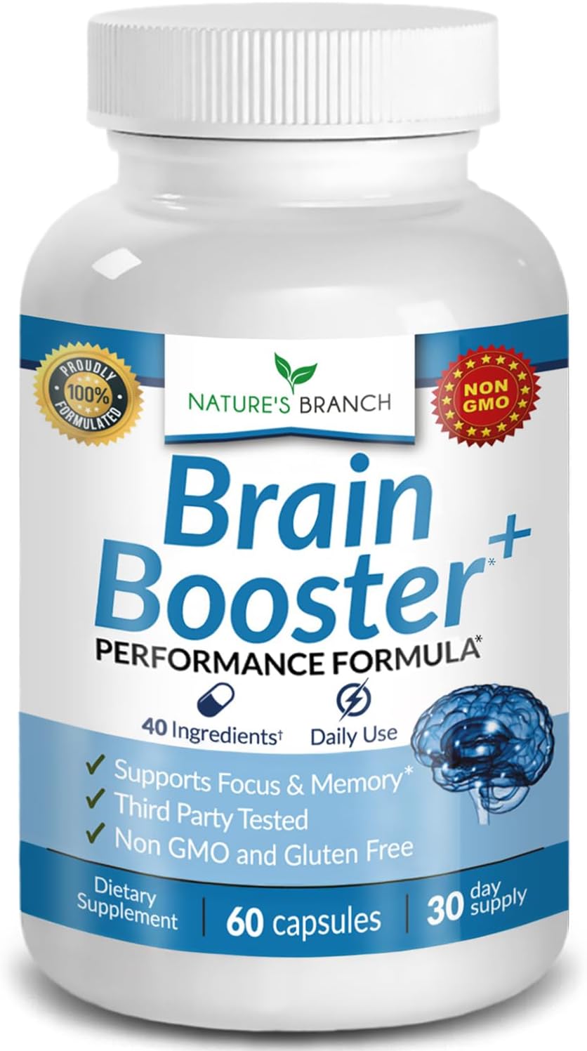 40-in-1 Brain Booster Supplement for Focus, Memory, Clarity
