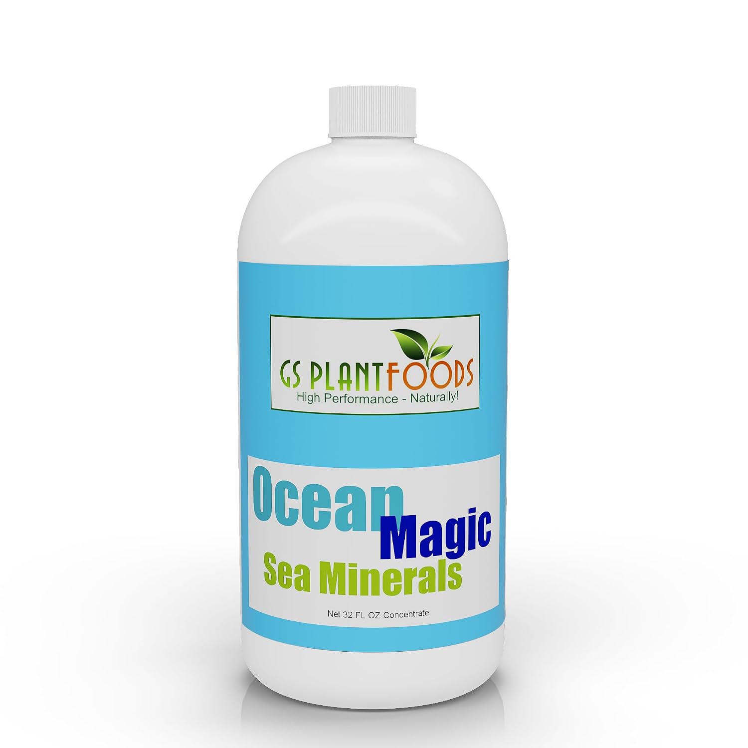 Ocean Magic Sea Mineral Fertilizer by GS Plant Foods(1 Gallon) - Soil Mineral Health Improvement Liquid Concentrate - Sea Minerals for Lawn and Turf, Gardens & House Plants
