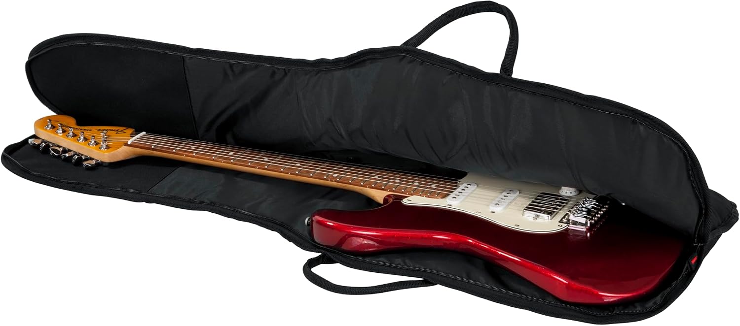 Gator Cases Foam Padded Electric Guitar Gig Bag, Fits Stratocaster and Telecaster Style Guitars up to 40.3" in Length (GBE-ELECT)