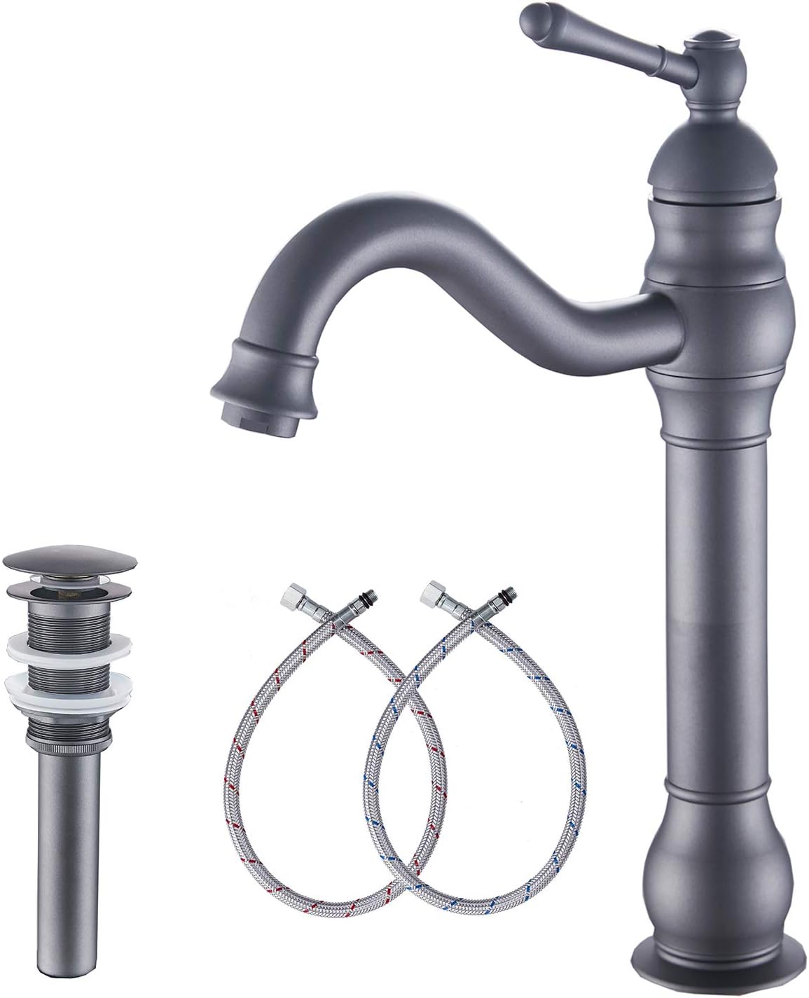Oil Rubbed Bronze Bathroom Faucet Single Handle One Hole