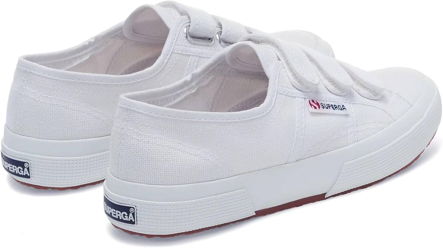 Superga Unisex 2750 Cot3strapu Cotton Canvas Sneakers with Touch Strap Fastening