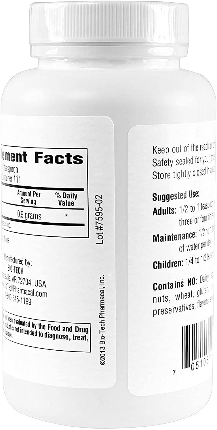 Bio-Tech Pharmacal D-Mannose, Supports Bladder and Urinary Tract Health (Powder - 100g)