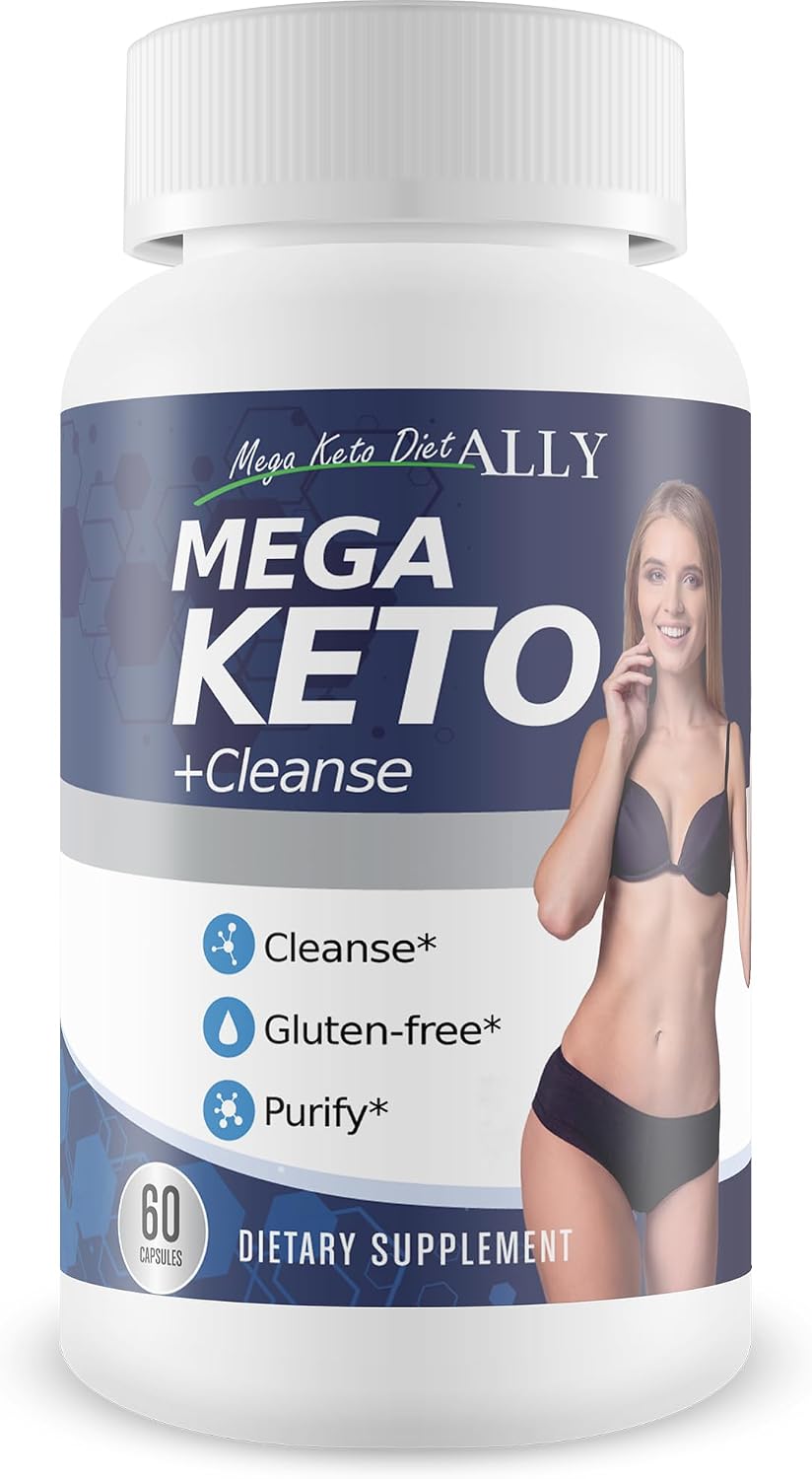 Mega Keto Diet + Cleanse - Help Reduce Gut Bloat - Blast Out Carbs to Support Ketosis Cleanse - Digestive Cleansing Ketogenic Support - Body Cleanse