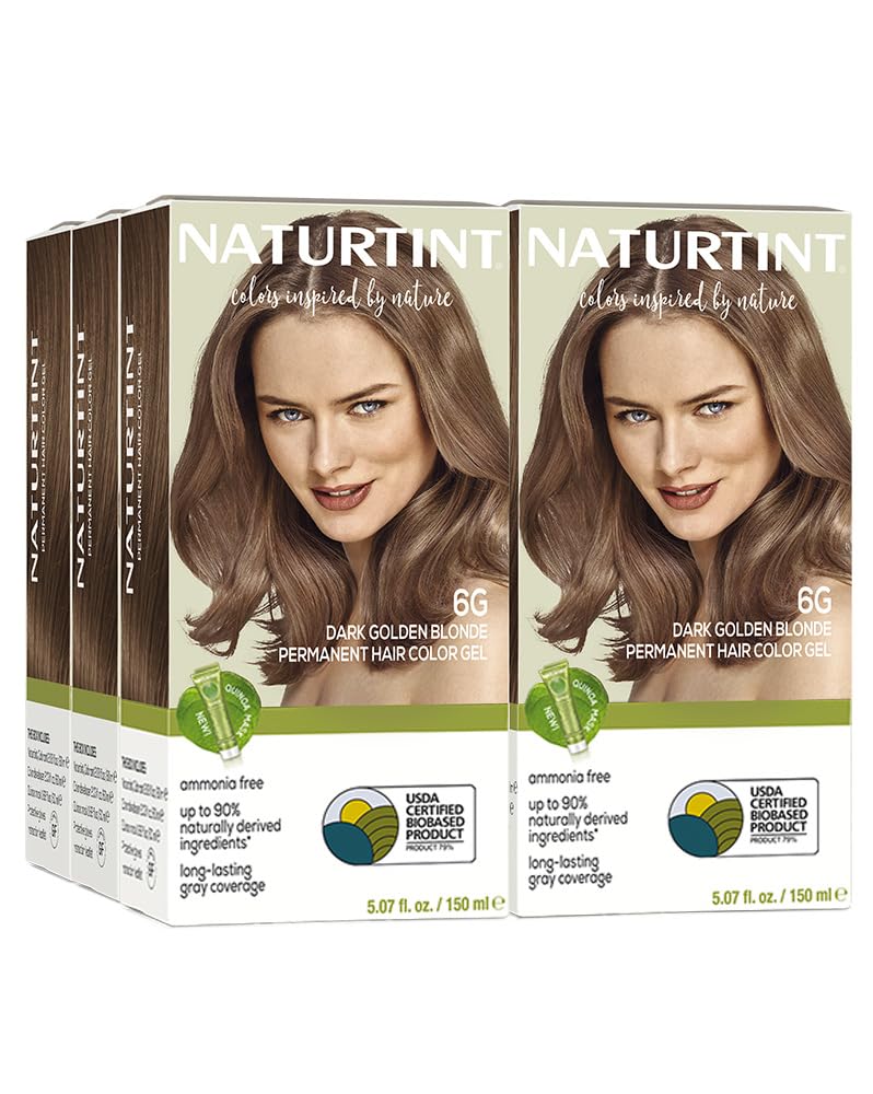 Naturtint 9N Honey Blonde Permanent Hair Color (Pack of 1), Ammonia Free, Vegan, Cruelty Free, up to 100% Gray Coverage, Long Lasting Results (Packaging may vary)