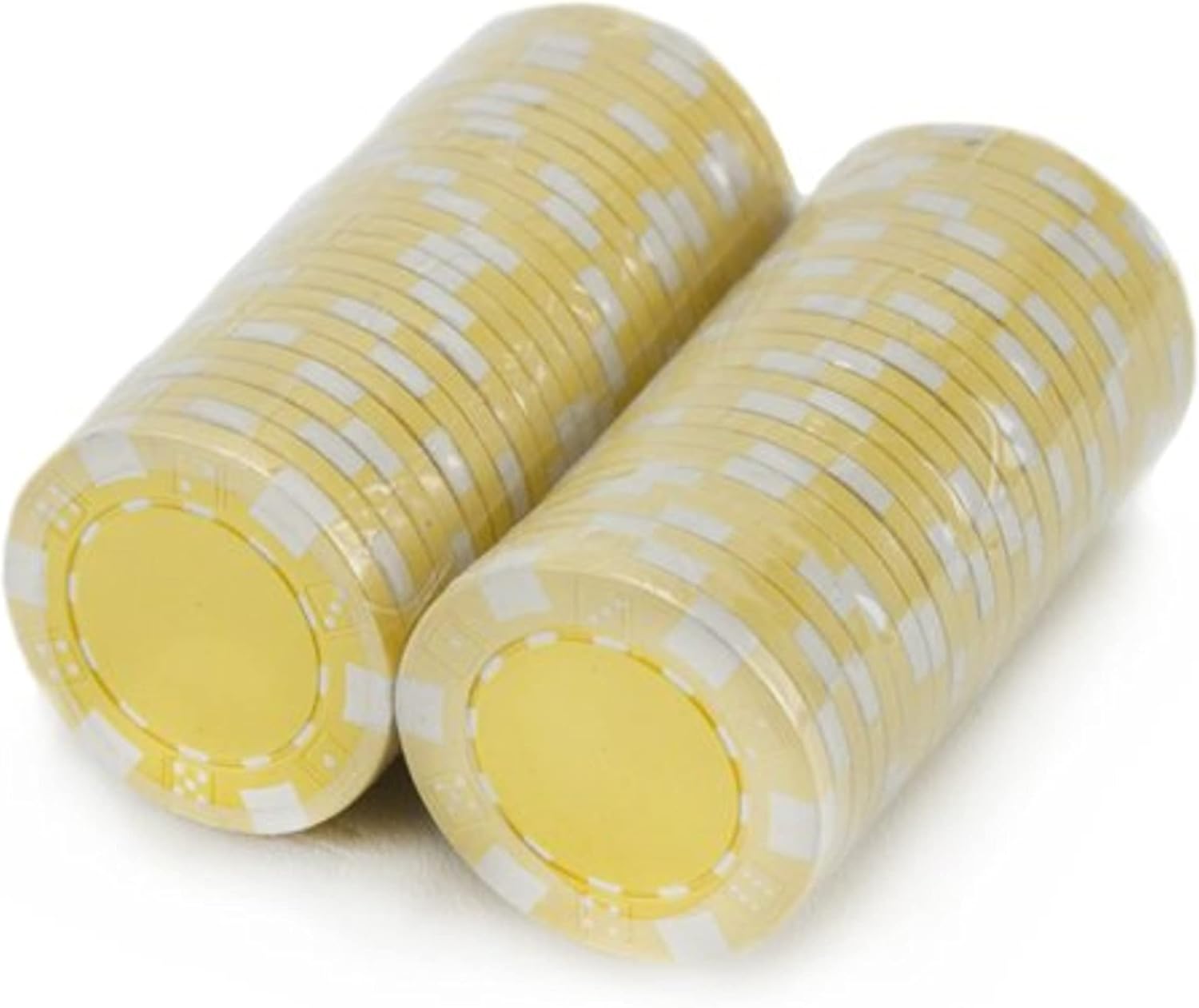 Brybelly 50 Clay Composite Striped Dice 11.5 Gram Poker Chips