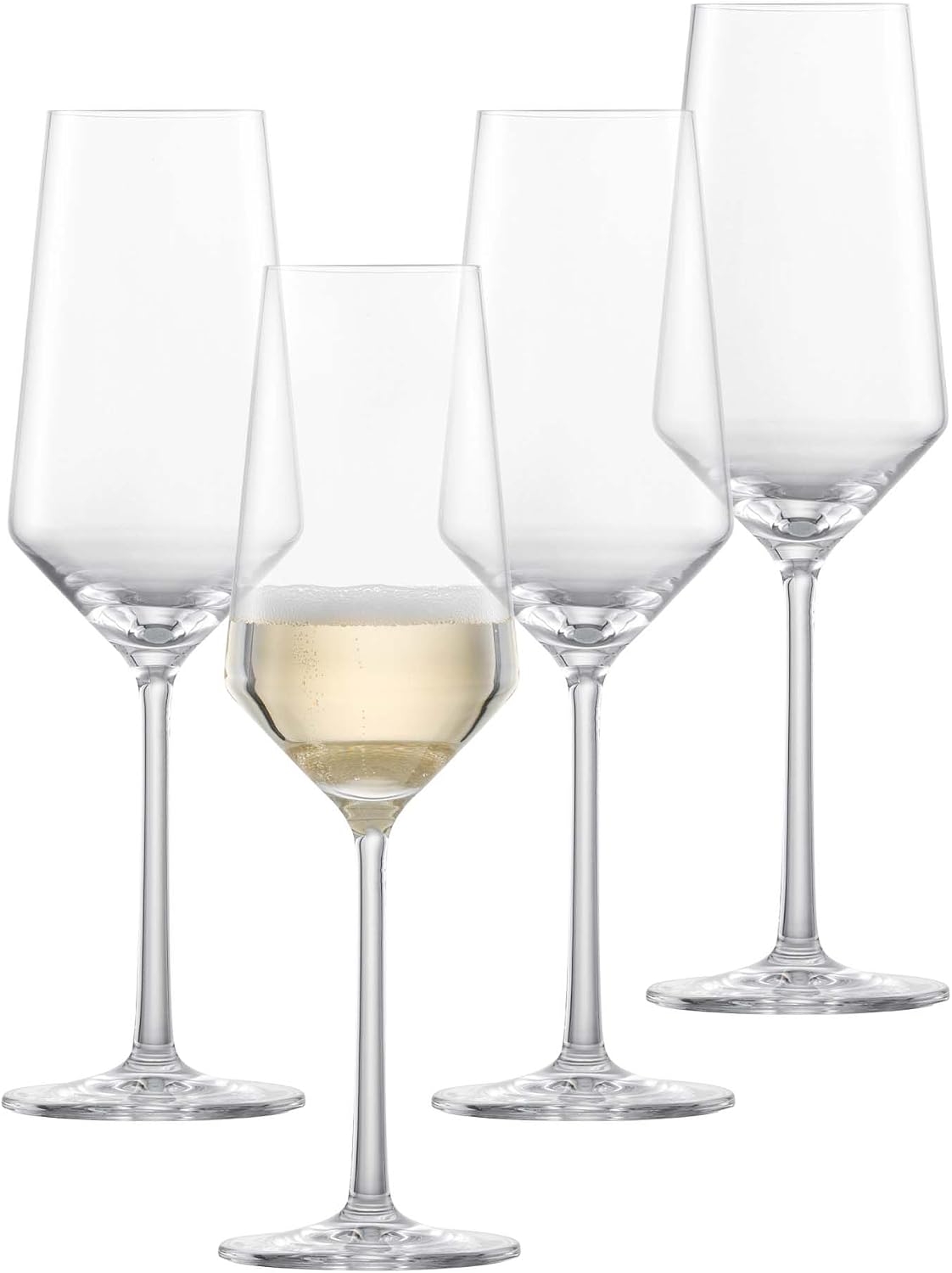Zwiesel Glas Pure Burgundy Red Wine Glass (Set of 4), Graceful Burgundy Glasses for Red Wine, Dishwasher-Safe Tritan Crystal Glasses, Made in Germany (23 Ounce)