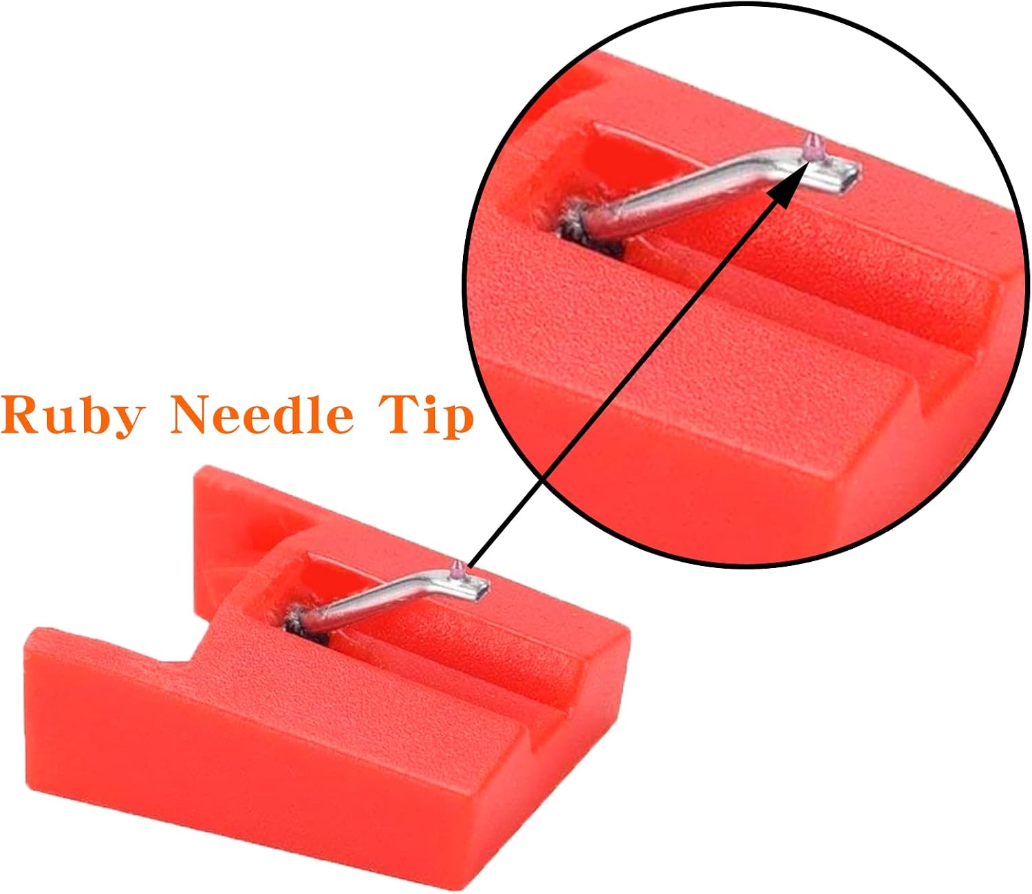 Diamond Stylus Replacement Phonograph Record Player Turntable Needle for Crosley NP4 - Crosley CR24003A, CR2402C, CR2413A, CR245, CR246, CR249