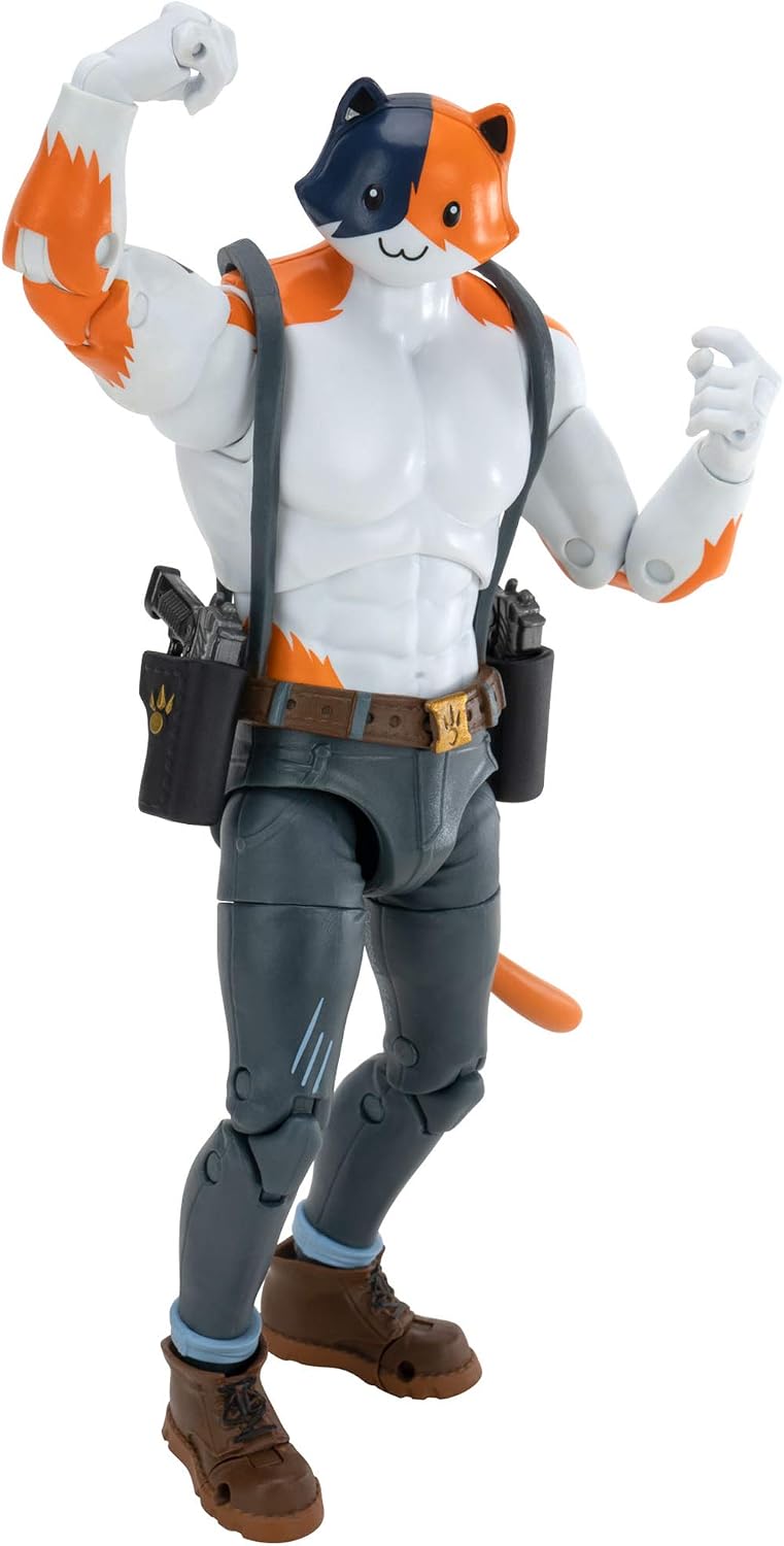 Fortnite Legendary Series Brawlers, 1 Figure Pack - 7 Inch Meowscles Action Figure, Plus Accessories