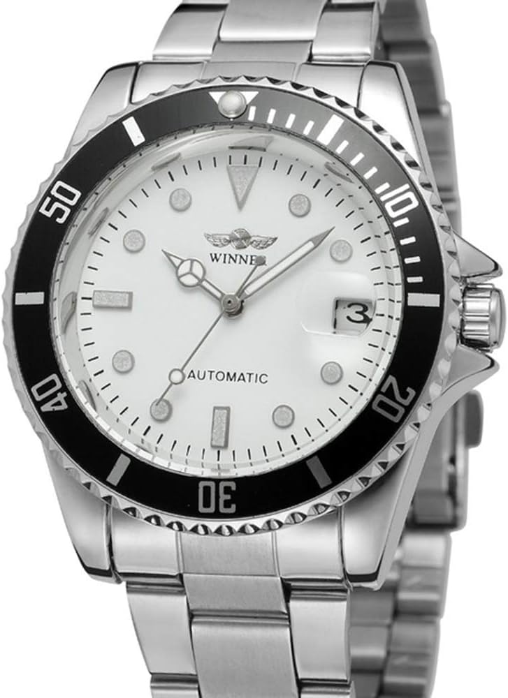 MASTOP Men Automatic Mechanical Watches Full Steel Waterproof Mens Watches | Calendar,Fashion Wristwatch for Men