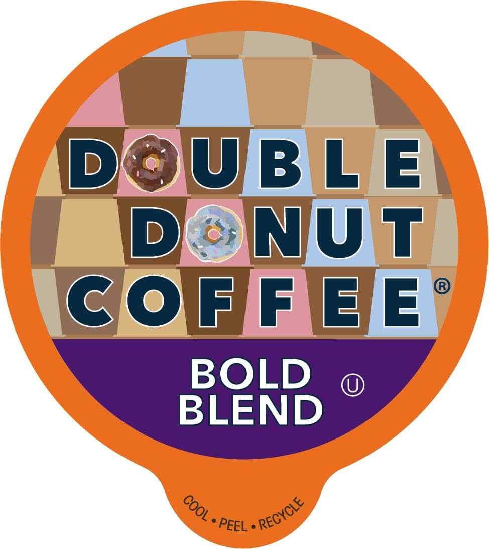 Double Donut Coffee Breakfast Blend Coffee Pods, Light Roast Coffee in Recyclable Single-Serve Pods for Keurig K Cups Brewer Machines, 80 Count Bulk Pack, original version