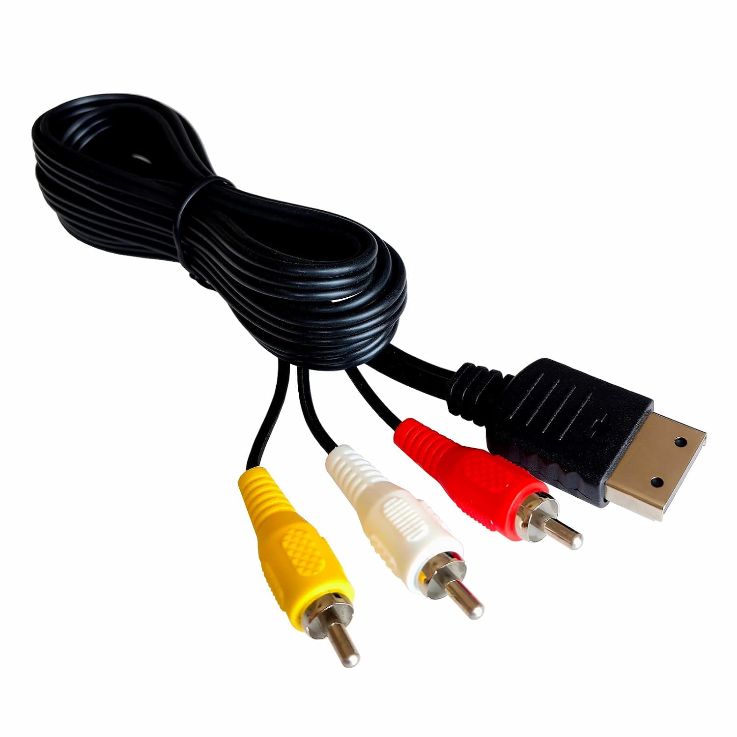 6FT Composite AV Cable Compatible with Sega Dreamcast DC128 | Yellow plug for video
