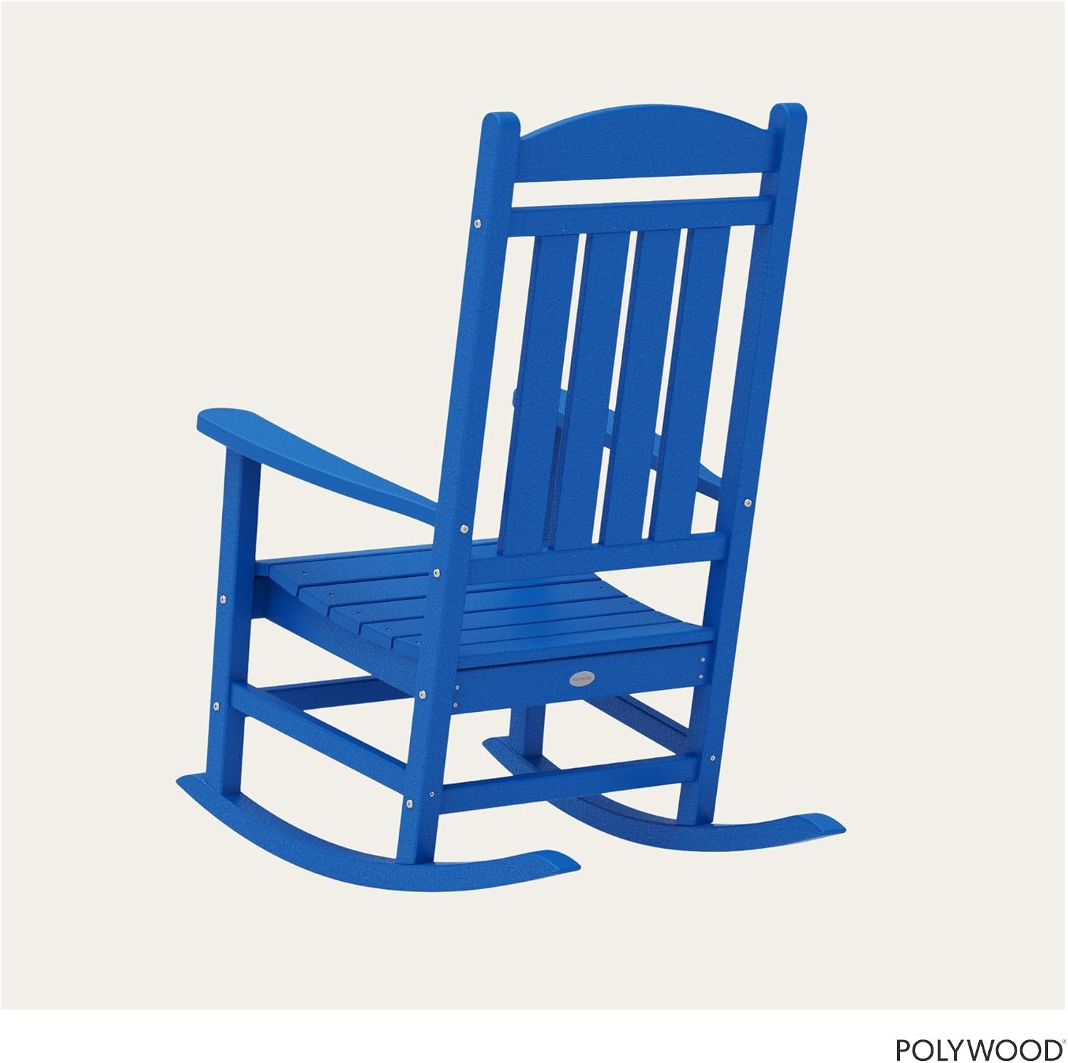 POLYWOOD Presidential Rocking Chair in White