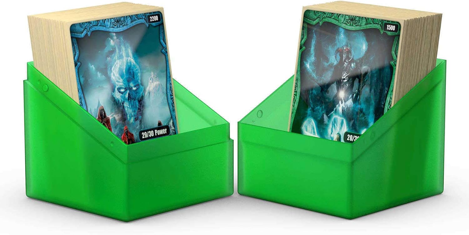 Ultimate Guard Boulder 100+ Classic, Deck Case for 100 Double-Sleeved TCG Cards, Emerald, Secure & Durable Storage for Trading Card Games, Soft-Touch Finish