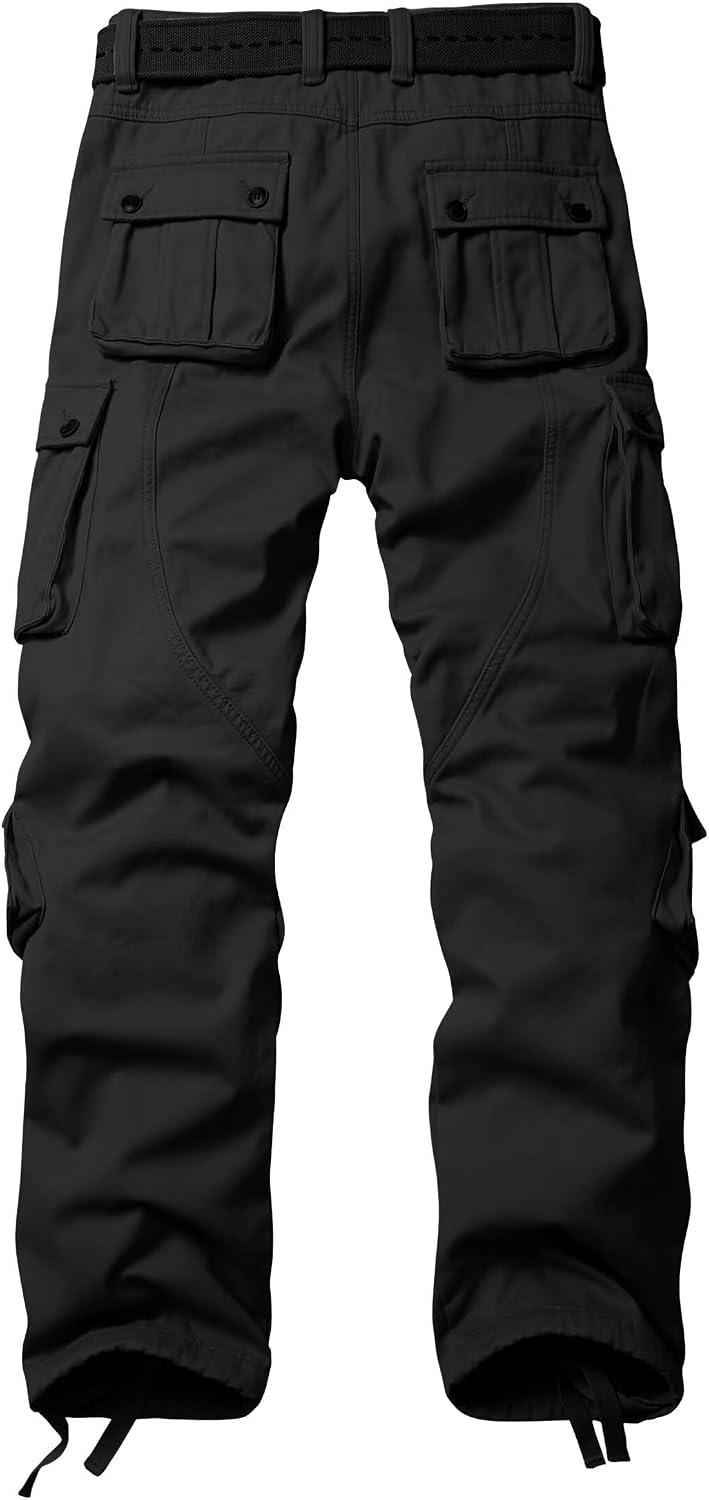 TRGPSG Men's Fleece Lined Hiking Cargo Pants