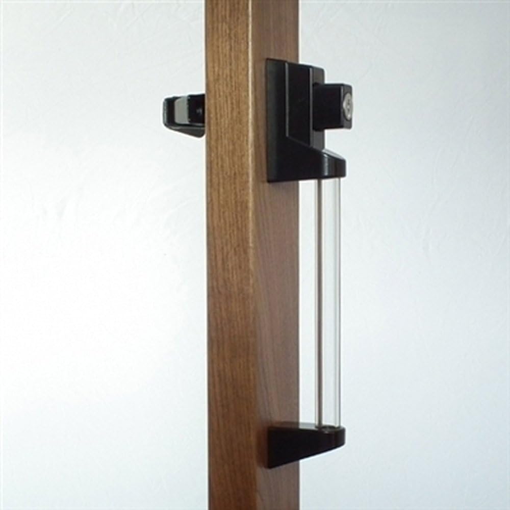 Storm Door Hardware Surface Mount-Lucite Clear Tube- 1-1/4 Inch Thick Door