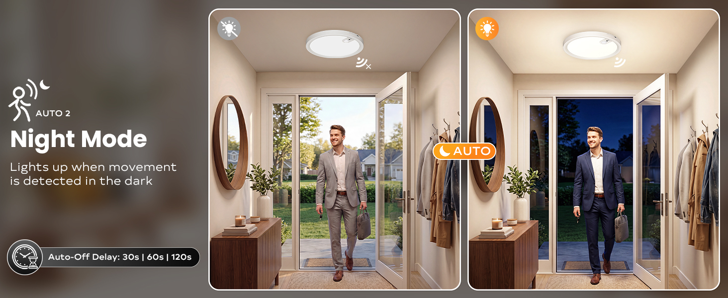 magnetic rechargeable ceiling light