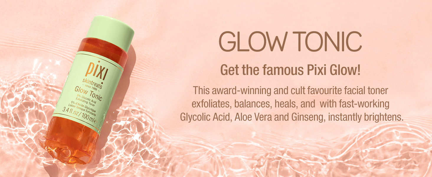 get the famous pixi glow! gently accelerates cell renewal to reveal a brighter, glowing complexion.