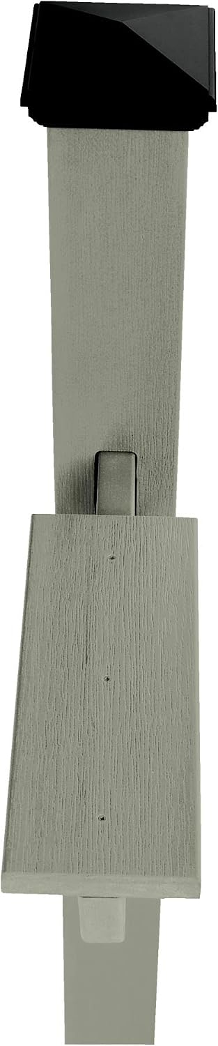 Highwood AD-MLBX1-CGE Hazelton Mailbox Post, Coastal Teak