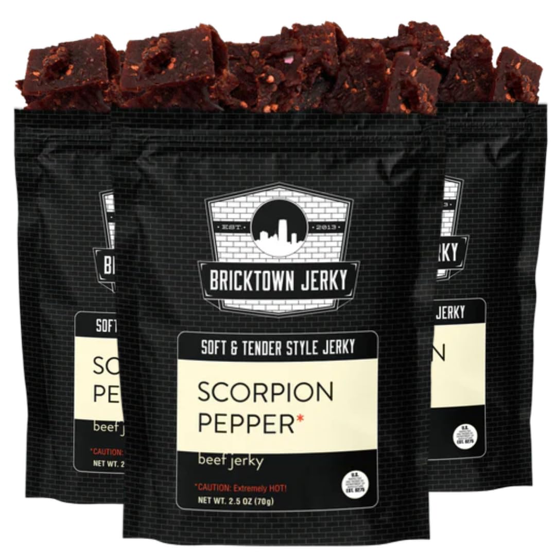Honey Pepper Beef Jerky - Soft and Tender Style, High Protein, Low-Carb, Healthy Lean Meat Snack - Gourmet Beef Jerky, No Preservatives - 2.5 oz.