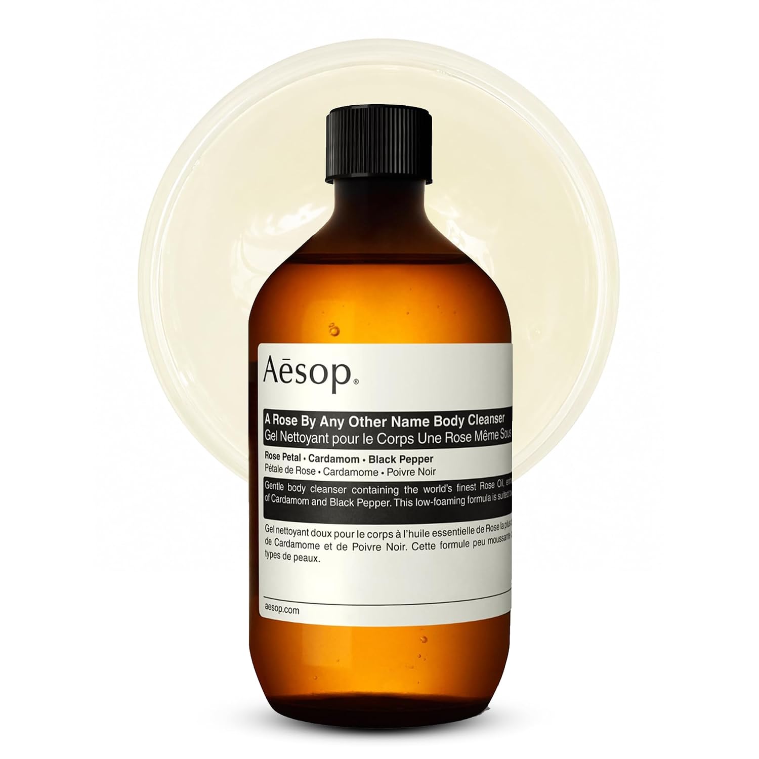 Aesop Geranium Leaf Body Cleanser | Gentle Shower Gel with Geranium, Mandarin and Bergamot Essential Oil Blend to Refresh & Balance Skin | 500 mL / 16.9 oz