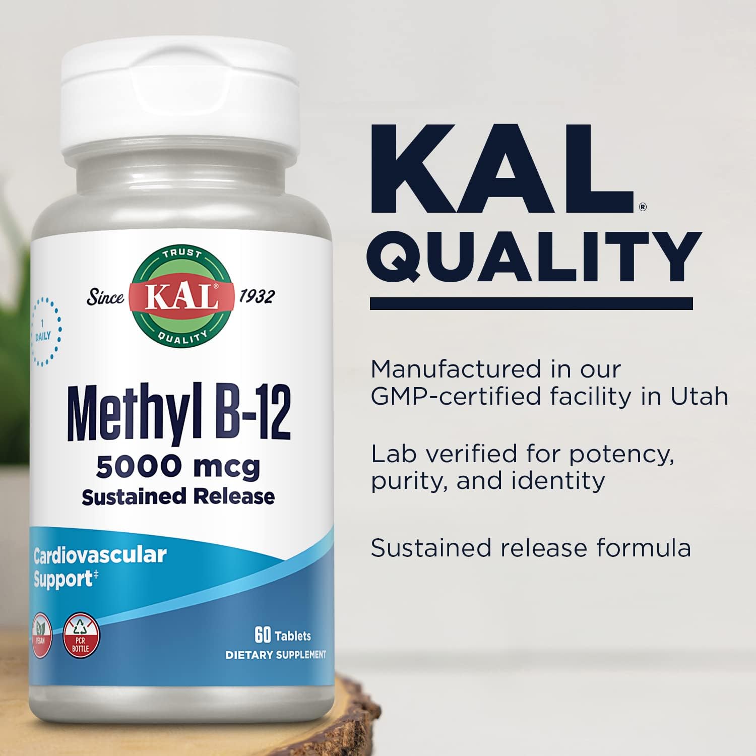 KAL Vitamin B-6 B-12 Folic Acid DropIns, Liquid Vitamin B Supplement Drops, Heart Health, Energy, Red Blood Cell Support with Methyl B12 and Methyl Folate, Natural Mixed Berry Flavor, 59 Servings, 2oz | Cardiovascular, Energy & Nerve Support - Active P-5…