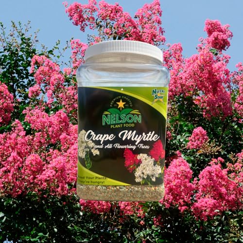 Crape Myrtle & All Flowering Trees Desert Willow Mimosa Orchid Tree Indoor Outdoor Container Grown Granular Fertilizer NutriStar 10-15-9 (2 lb.)