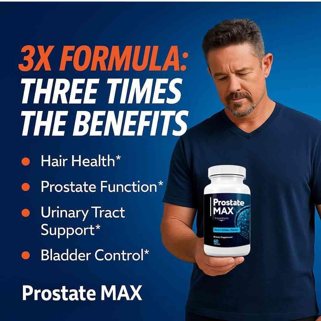 Valdivia ProstateMax Prostate Health Supplements for Men, Bladder & Urinary Support with Saw Palmetto Extract, Supports Healthy Prostate Function - 60 Capsules