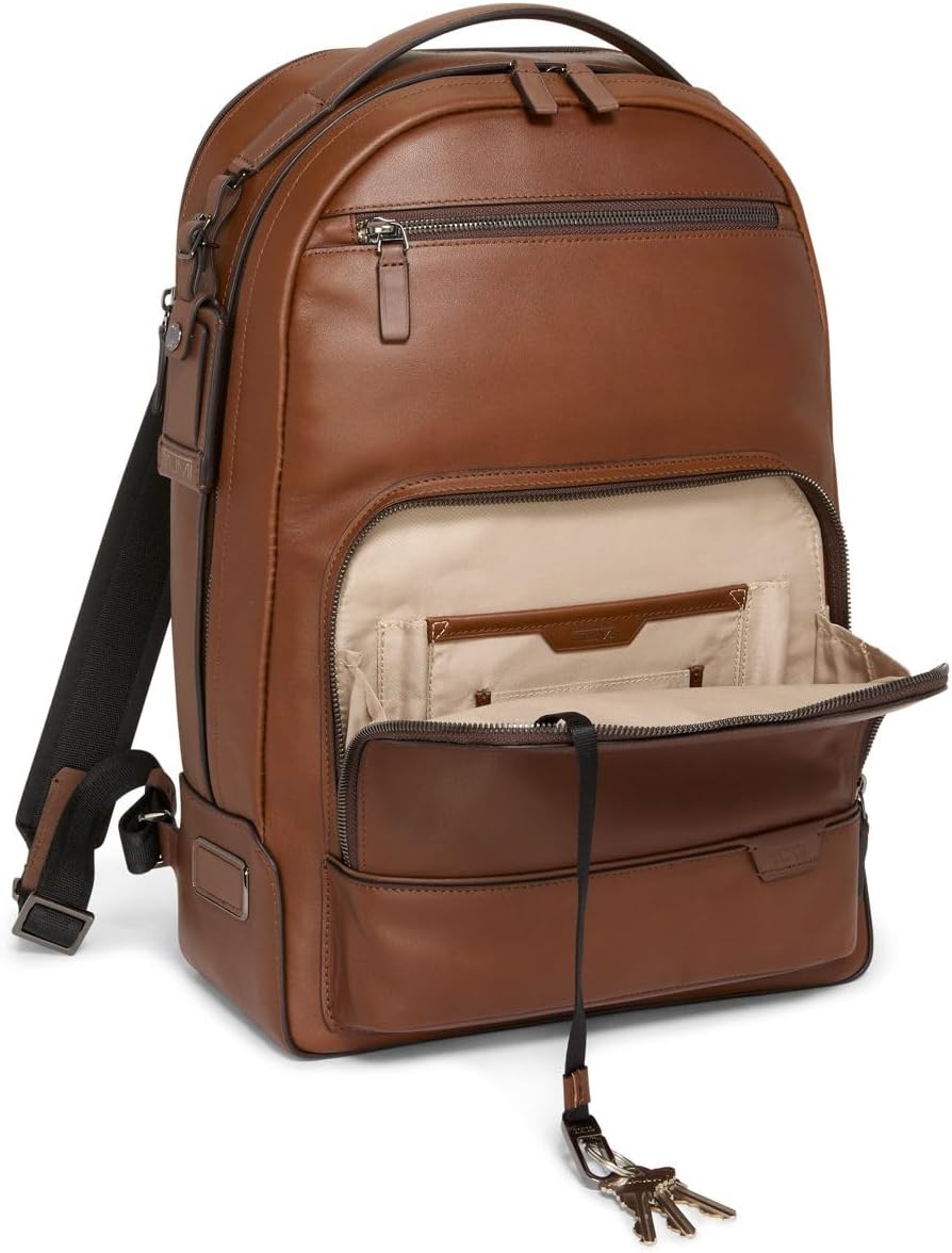 TUMI Harrison Warren Backpack, 15-Inch Laptop Backpack, Black Bombe
