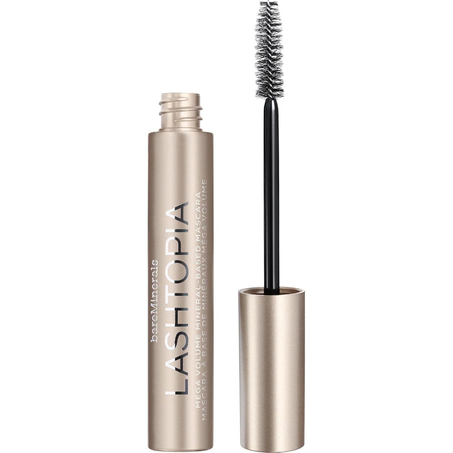 bareMinerals Lashtopia Mega Volume Mascara, Ultimate Black, 0.4 oz