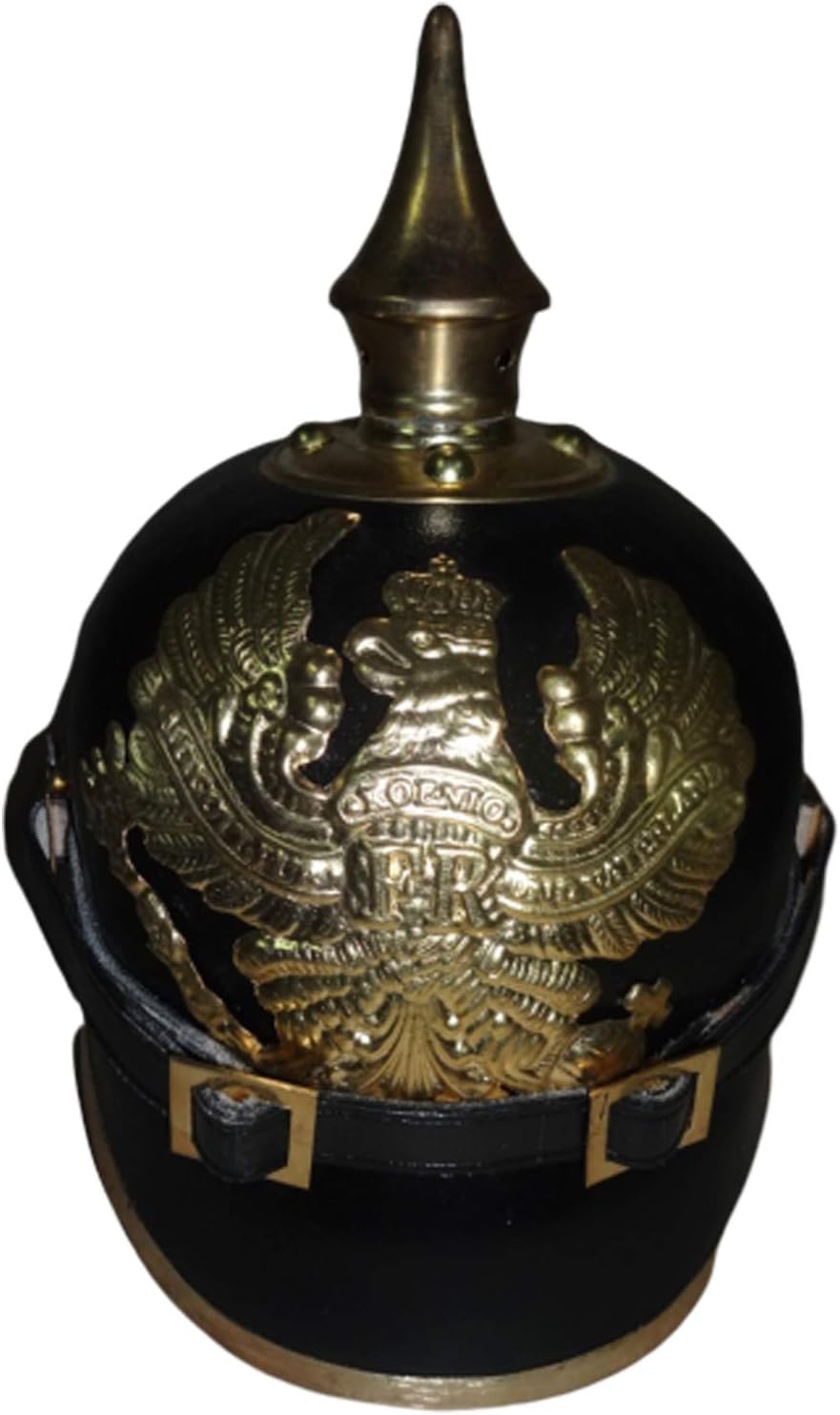 warreplica Imperial German Spiked Pickelhaube Officer Helmet with Cover - Reproduction