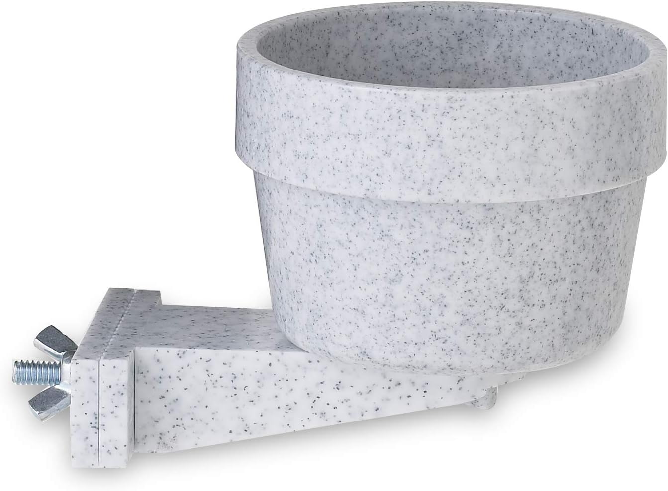Pet Lodge® Quick LockCage Crock | Feeding & Watering Dish for Rabbits | Attaches to Wire | Easily Removable for Cleaning | 20 Ounce