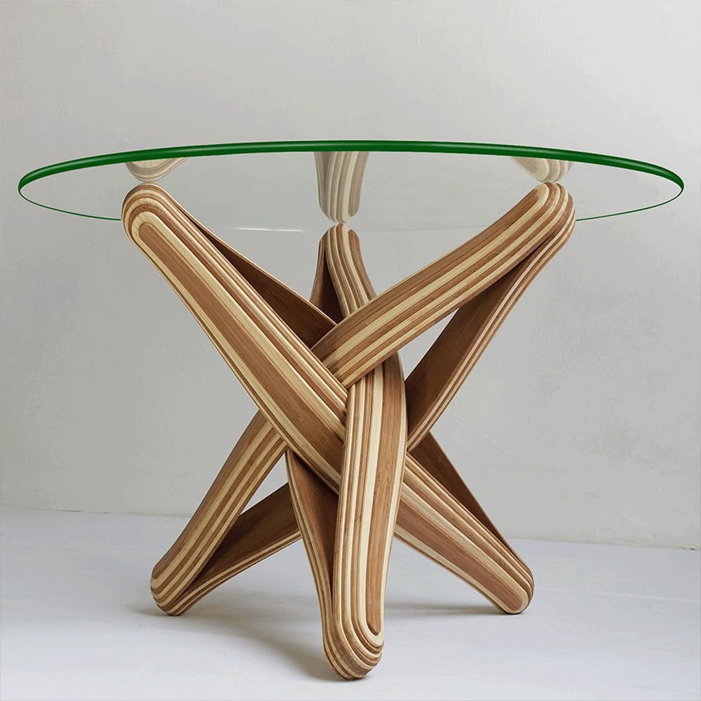 24 inch Round Glass Table Top - Tempered - 3/8" Thick Glass Surface, Safe Pencil Edge, Multipurpose for Dining Table, Patio, Coffee and End Table