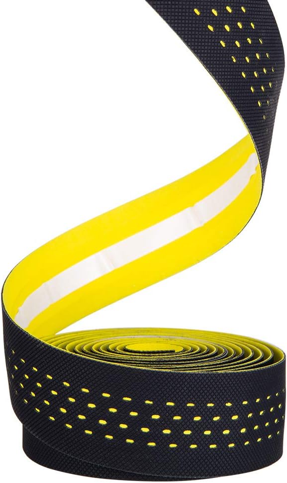 Tvoip 2 Rolls Soft Road Bike Bicycle Handlebar Cork EVA PU Bar Tape Professional Cycling Damping Anti-Vibration Wrap