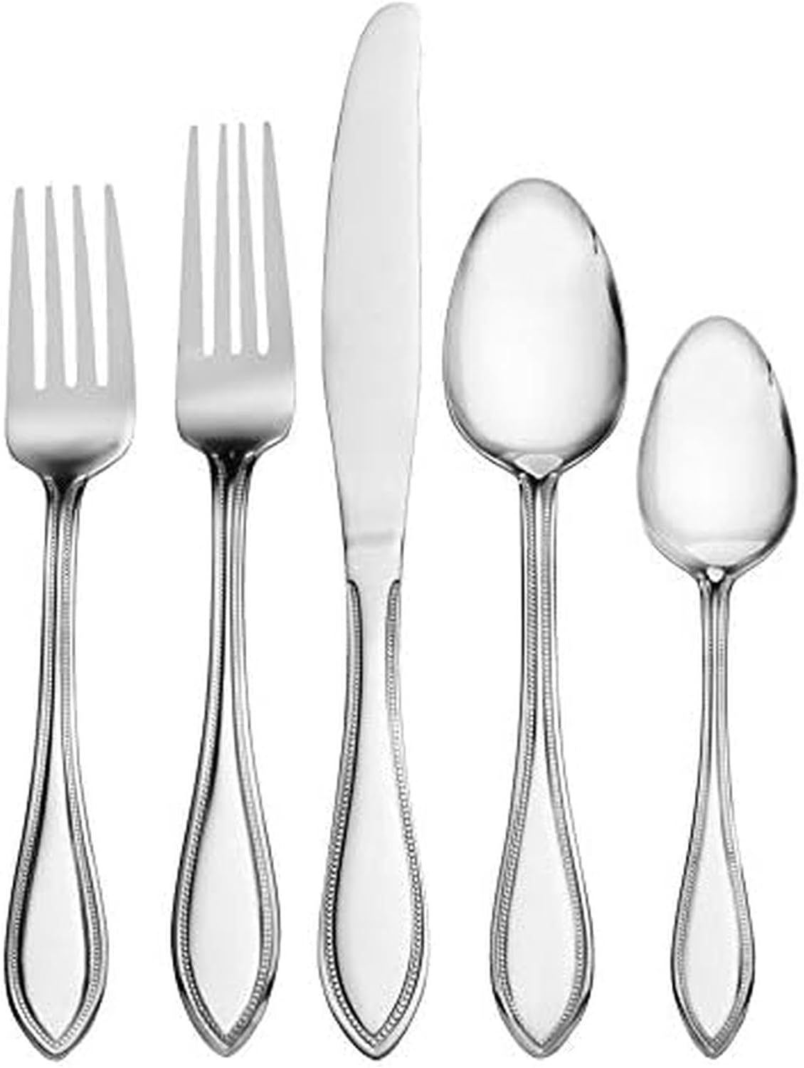 Pfaltzgraff Beckham 20-Piece Stainless Steel Flatware Set, Service for 4